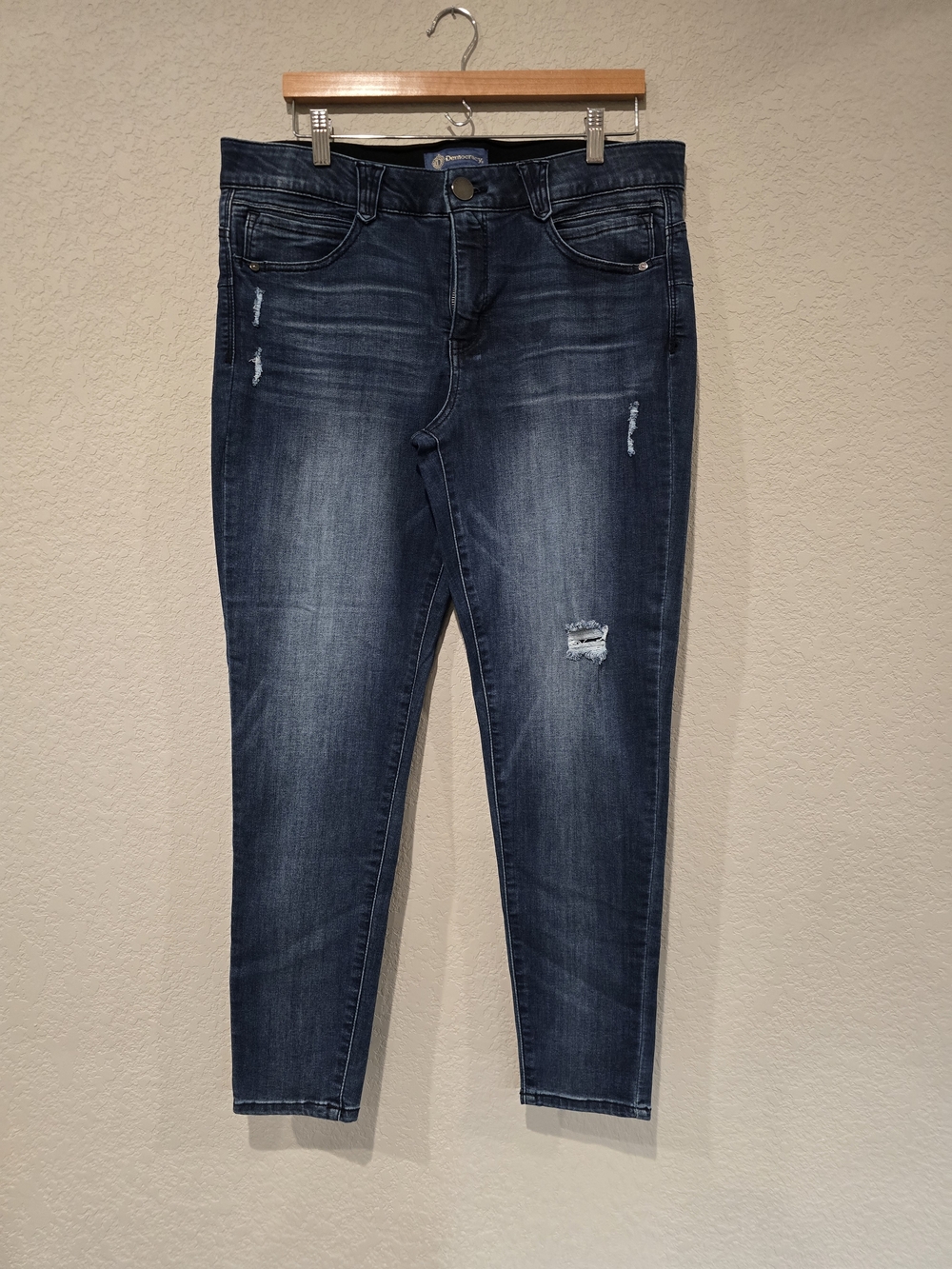Democracy Dark Blue Skinny Distressed Women’s Jeans